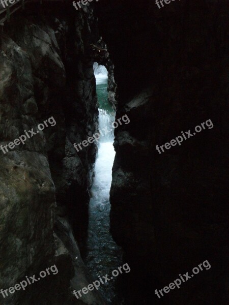 Breitachklamm Allgäu Gorge Rock Narrow