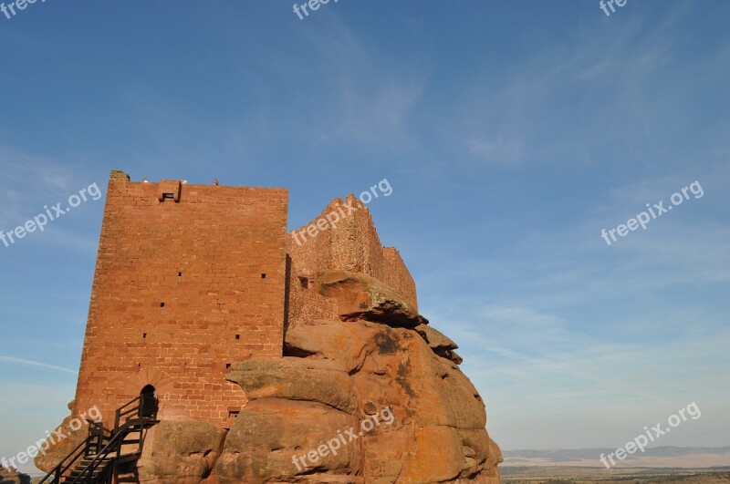 Castle Teruel Architecture Middle Ages Free Photos