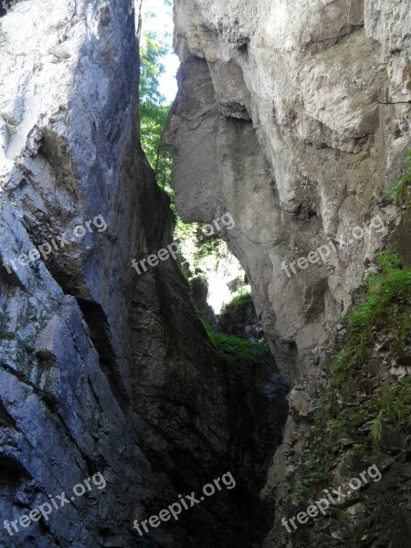 Rock Cliff Gorge Landscape Free Photos