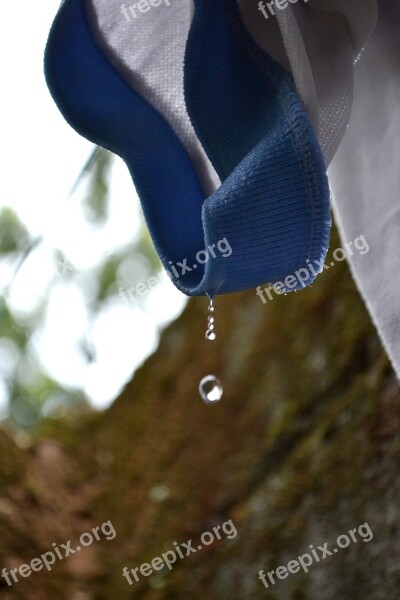 Water Drop Water Dripping Water T-shirt Washed