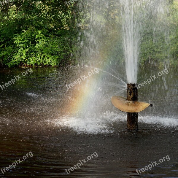 Rainbow Light Reflection Halo Free Photos