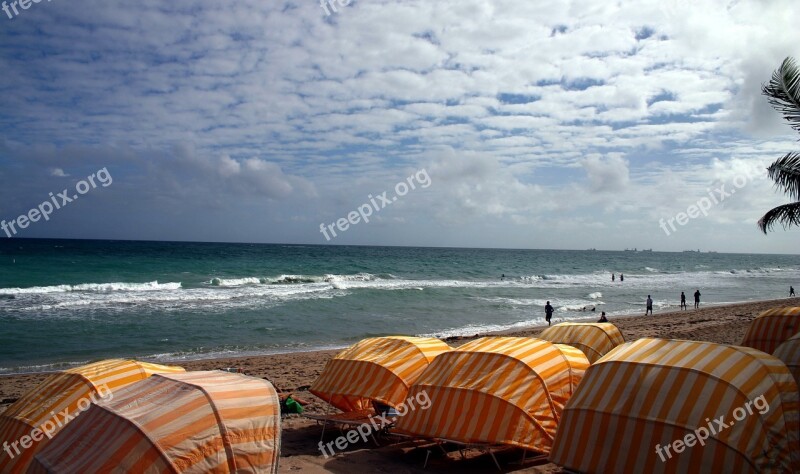 Beach Life Umbrellas Beach Beautiful Resort