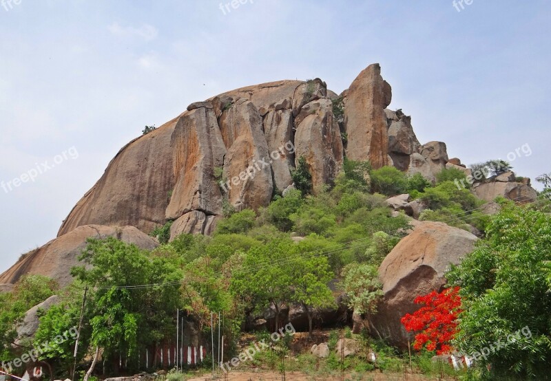 Ramgiri Hills Ramadevarabetta Rocks Bangalore Karnataka