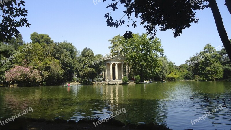 Italia Rome Villa Borghese Free Photos