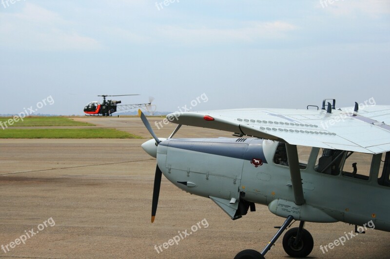 Aermacchi Bosbok Reconnaiscance Aircraft Airfield Sky Airplanes