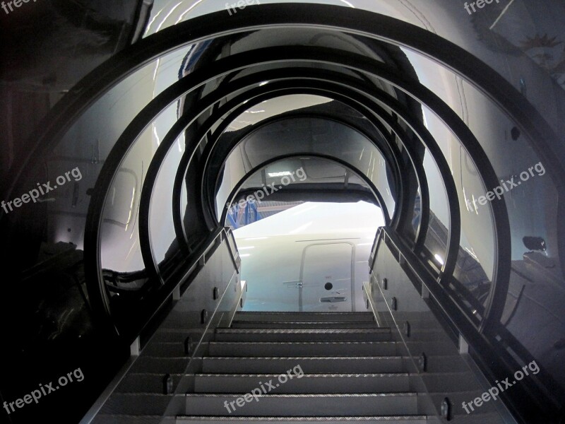 Escalator Moving Staircase Moving Stairway Moving Stairs Aircraft