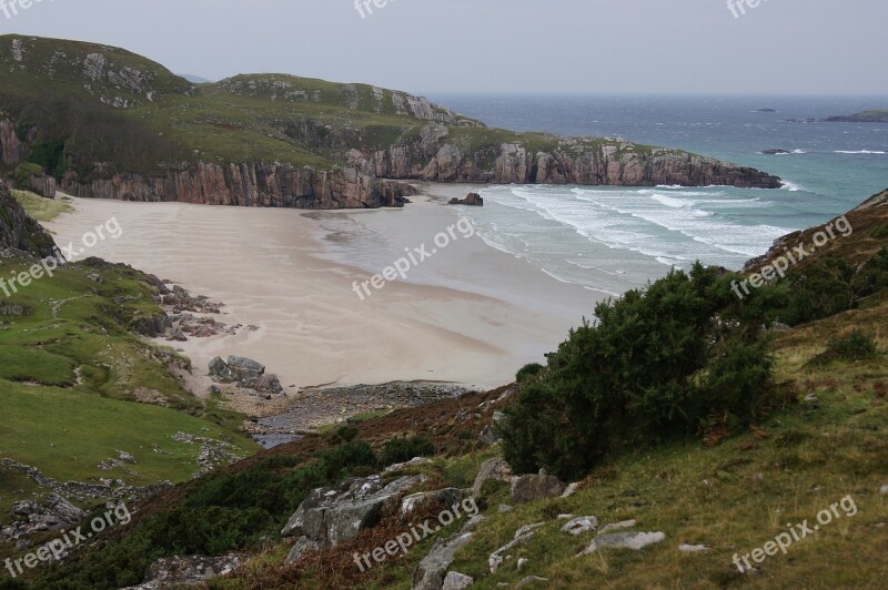 Beach Highlands And Islands Sea Scotland Free Photos