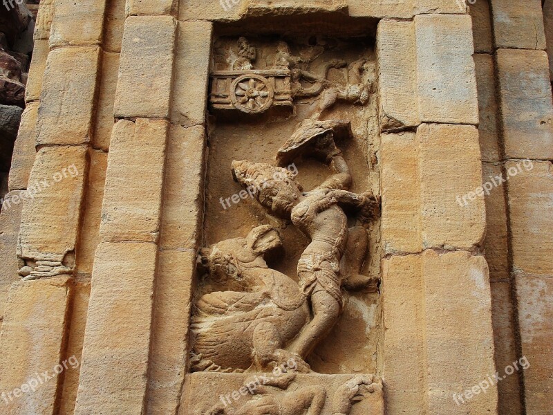 Pattadakal Unesco Wall Carvings Pattadakal Monuments Unesco Site