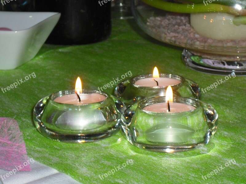 Table Candles Decoration Free Photos