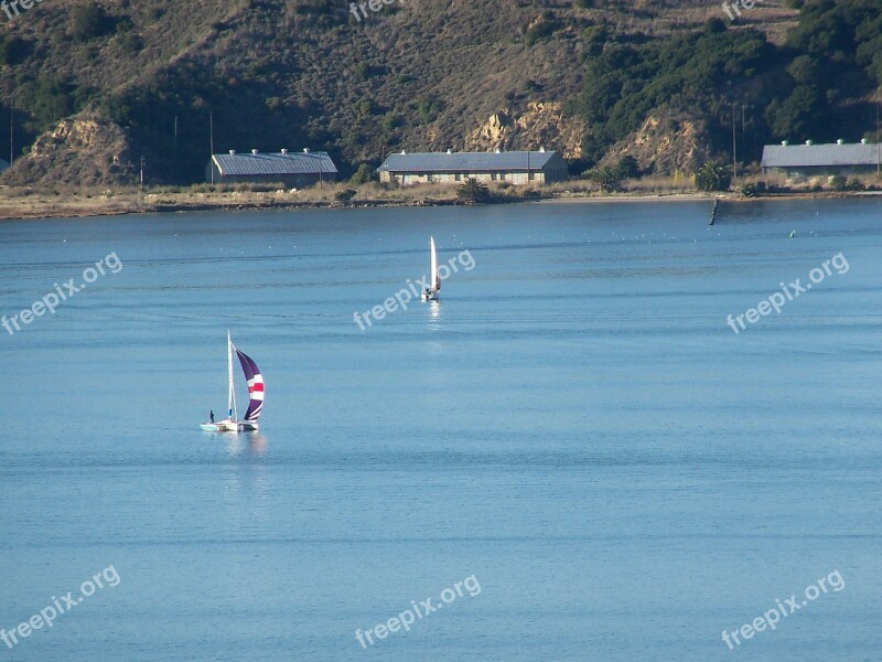 Sailboat Catamaran Carquinez Boating Sailing Vessel