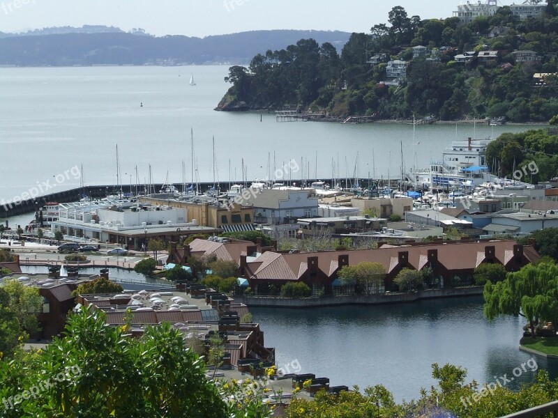 Lagoon Yacht Harbor Tiburon Tiburon California Expensive Neighborhood