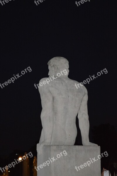 Sculpture Statue Stone Carving Man Free Photos