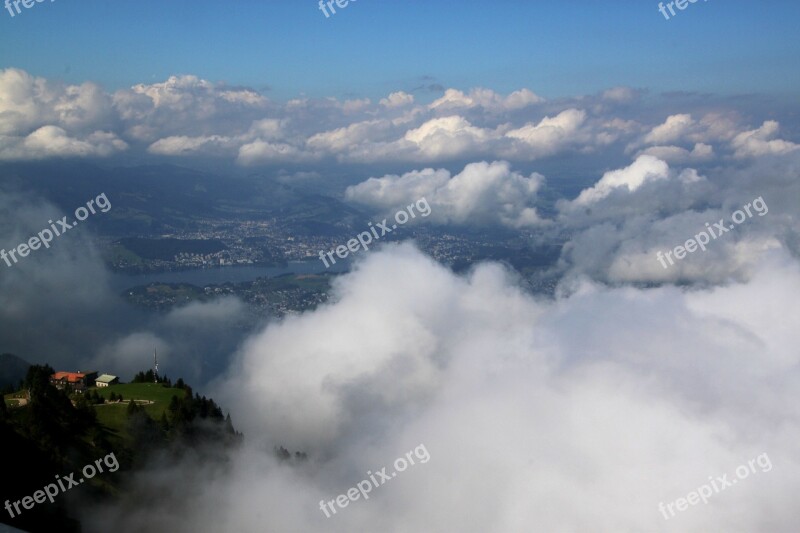 Mood Clouds Sky Weather Rigi