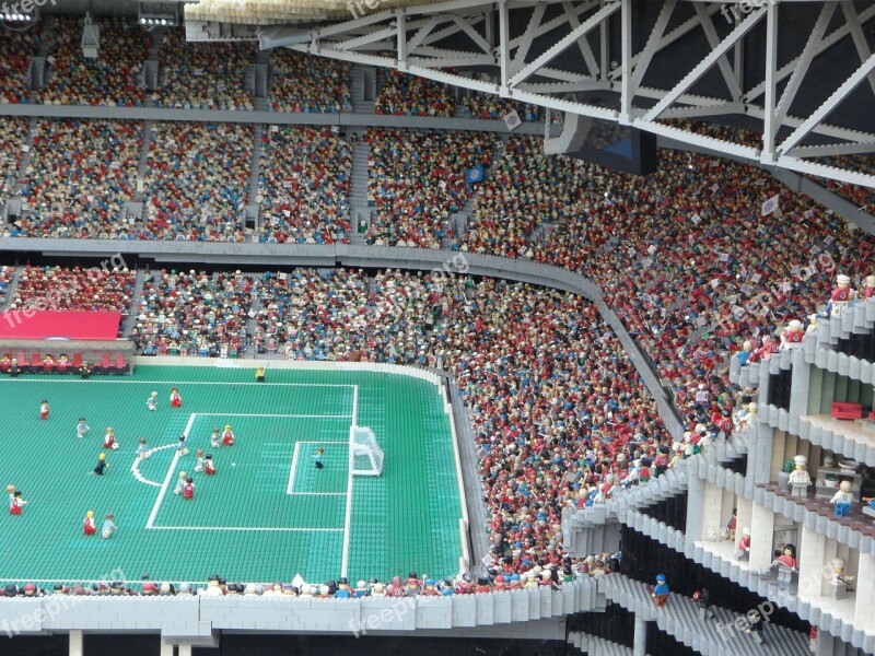 Allianz Arena Bavaria Munich Football Match Playing Field Football