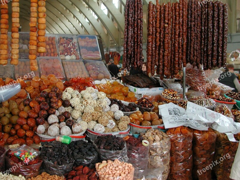 Dried Fruit Plums Apricots Food Fruits