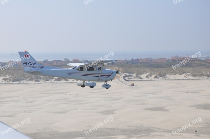 Flying Cessna Juist Borkum North Sea