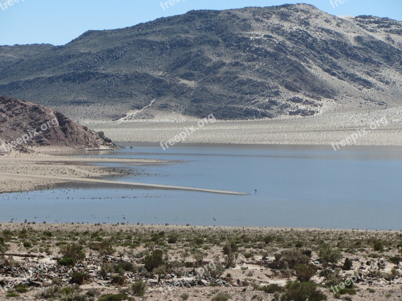 Altiplano Water Lake Peru Landscape