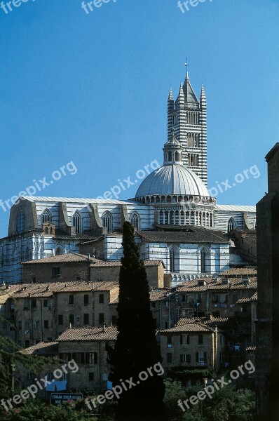 Siena Duomo Di Siena Cattedrale Di Santa Maria Assunta Characteristic Marble