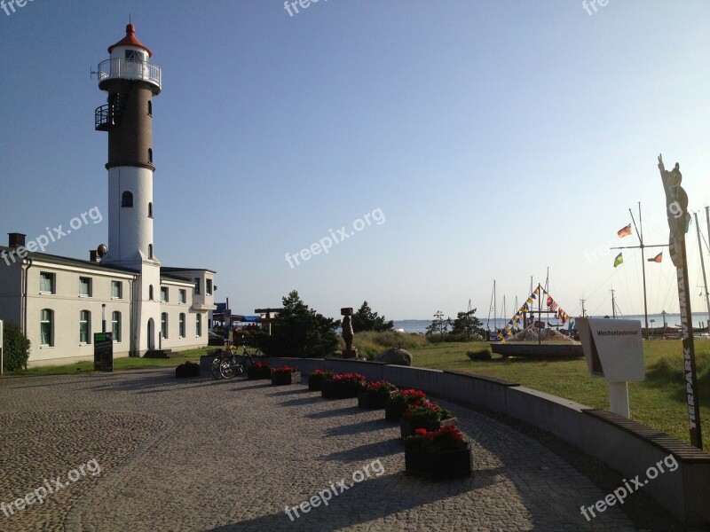 Lighthouse Timmendorf Baltic Sea Evening Access To The Beach