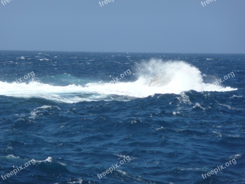 Surf Sea Mediterranean Wave Ocean Surf