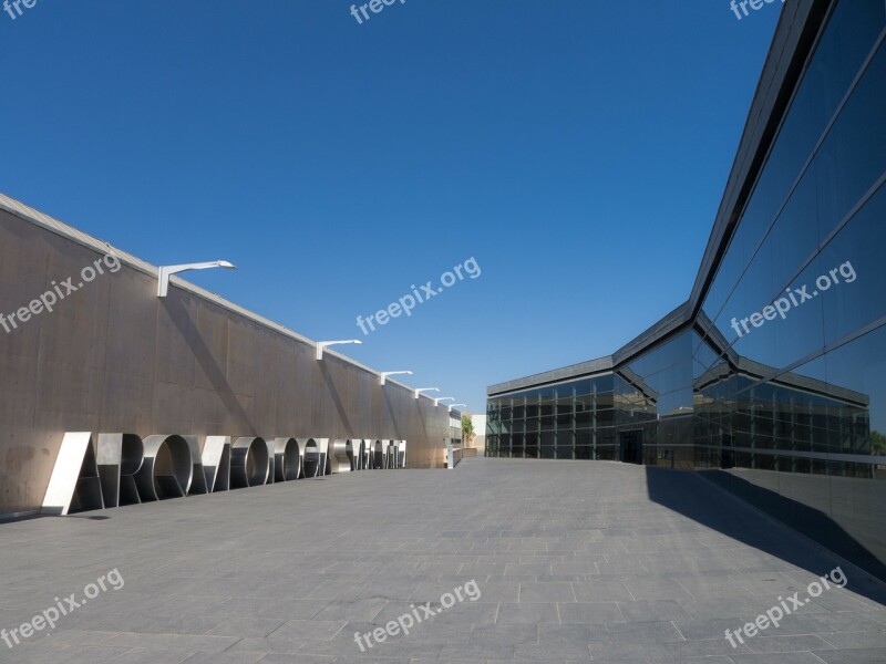 Architecture Perspective Glass Reflection Wood