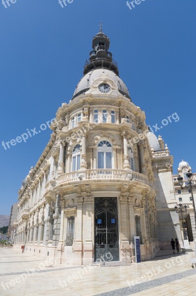 Building Dome Construction Marble Baroque Building