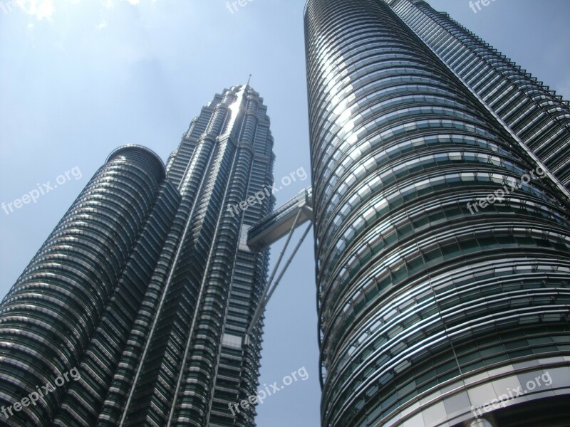 Kuala Lumpur Petronas Twin Towers Sky Building Architecture