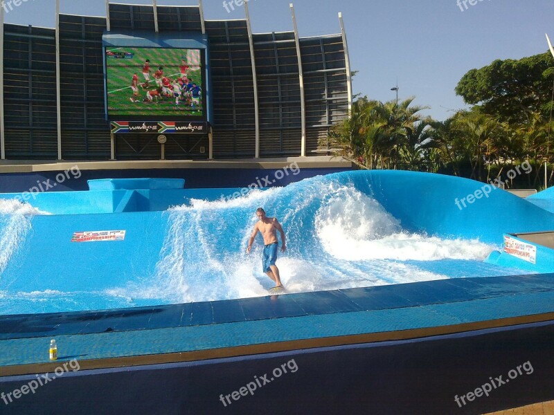 Surfing Surfer Sport Powerful Water