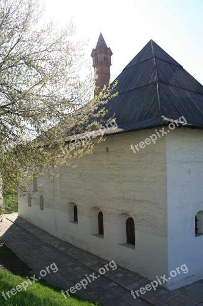 Building Black Roof Steep Roof Corrugated Roof Kitai Gorod