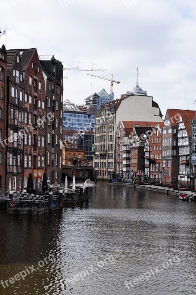 Hamburg City Water New Symphony Houses