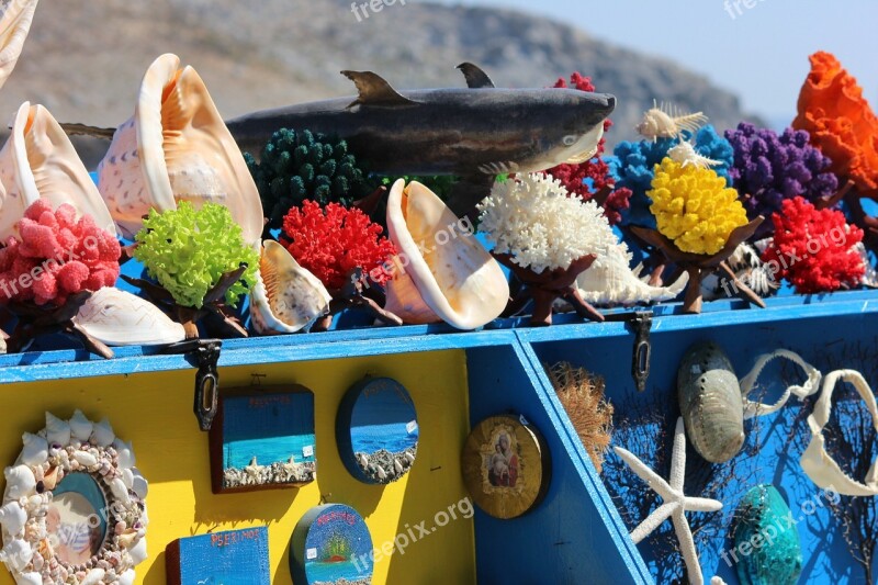 Souvenirs Greek Mediterranean Sea Free Photos