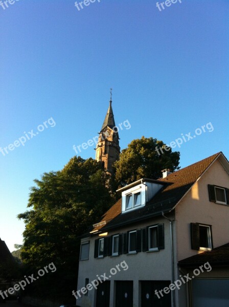 Church Steeple Schwäbisch Hall Catherine Sky