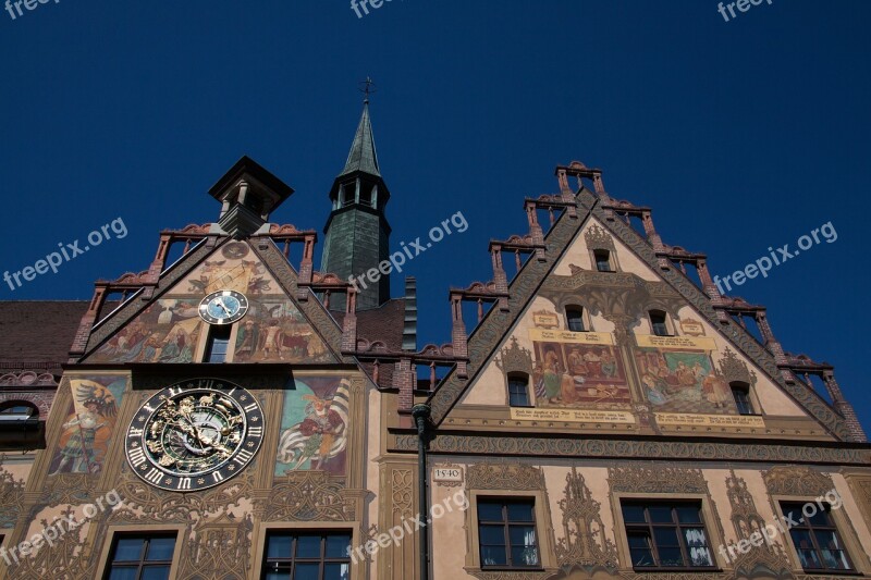 Ulm City Building Architecture Town Hall