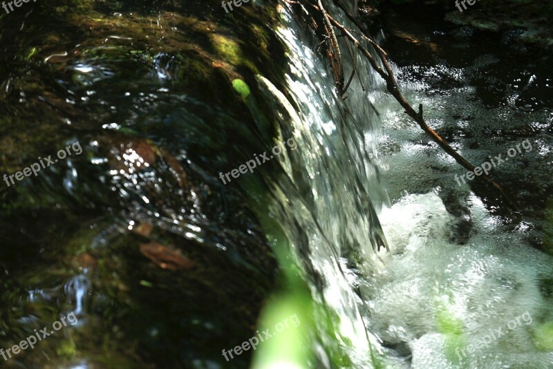 Water Waterfall Bach Waters Nature