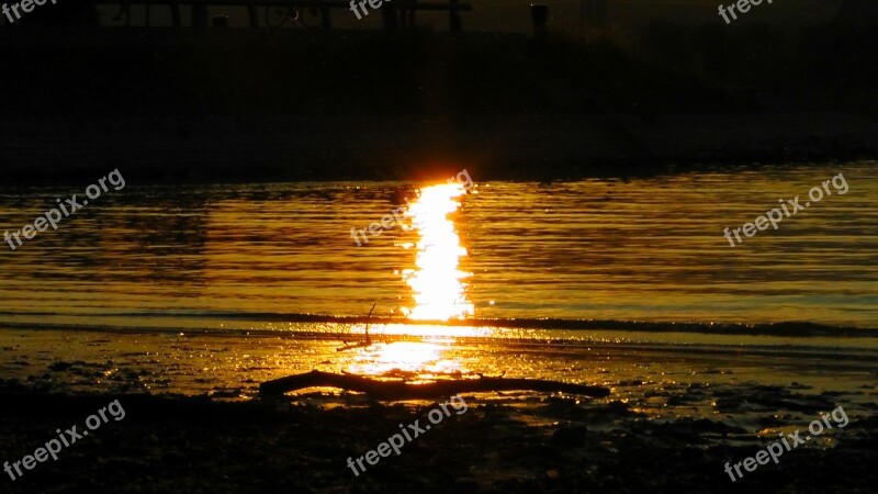 Sunbeam Sunset Ray Of Light Mood Glow