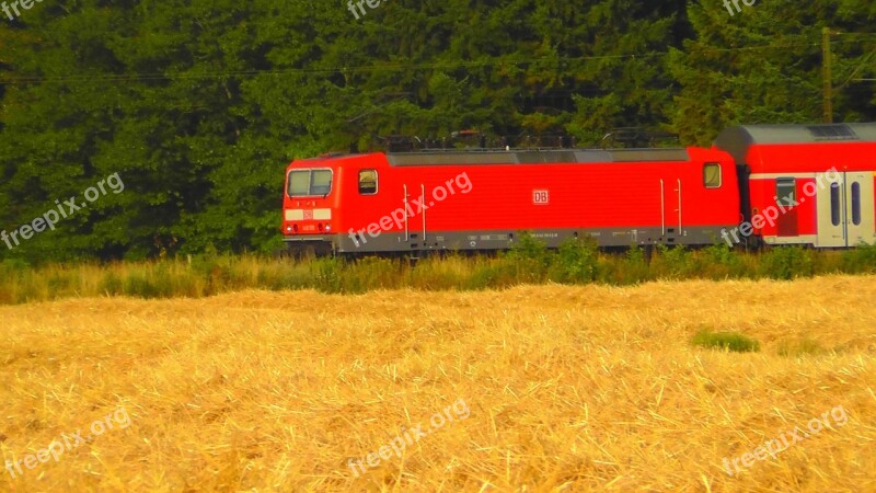 Train Locomotive Railway Transport Electric Locomotive