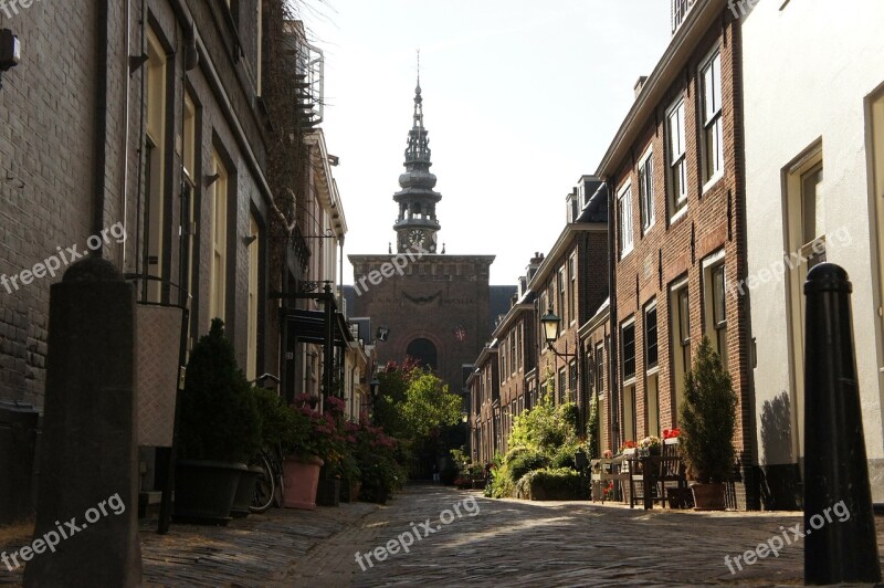 Netherlands Church Alley Architecture Building