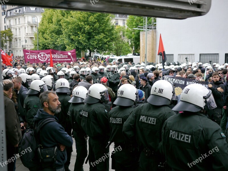 Frankfurt Boiler Police Helmet Helm Free Photos