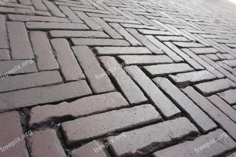 Road Paving Stones Mosaic Pattern Symmetry