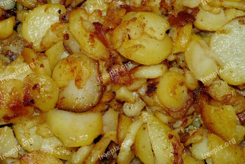 Eat Fried Potatoes Potato Eat Drink Free Photos