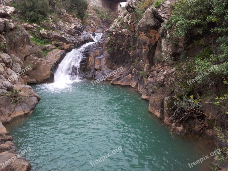 Waterfall Water Natural Water Waters Nature