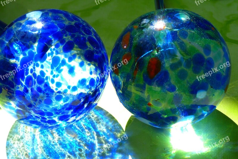 Glass Colorful Light Color Ball