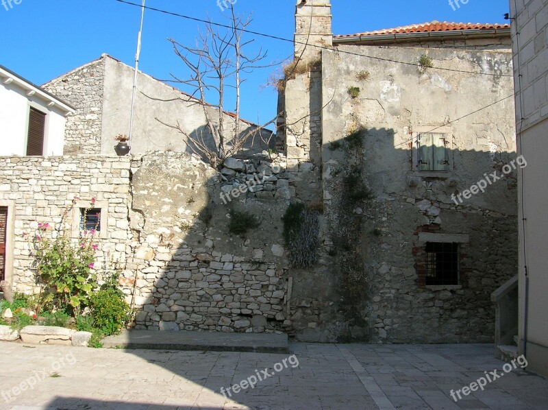 Croatia Susak Island Old Building Mediterranean Europe