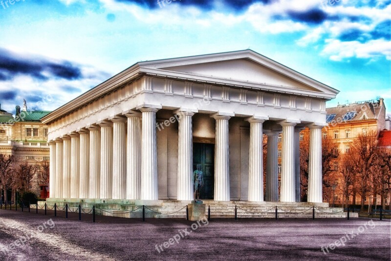 Vienna Temple Of Thesus Landmark Historic Famous