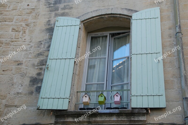 Window Shutters Open Facade Free Photos