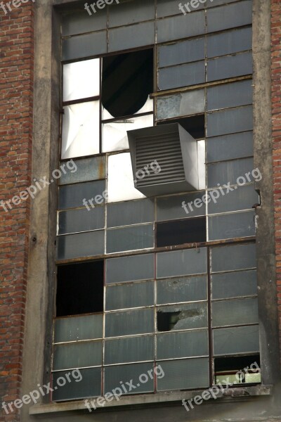 Window Broken Shard Old Ruin