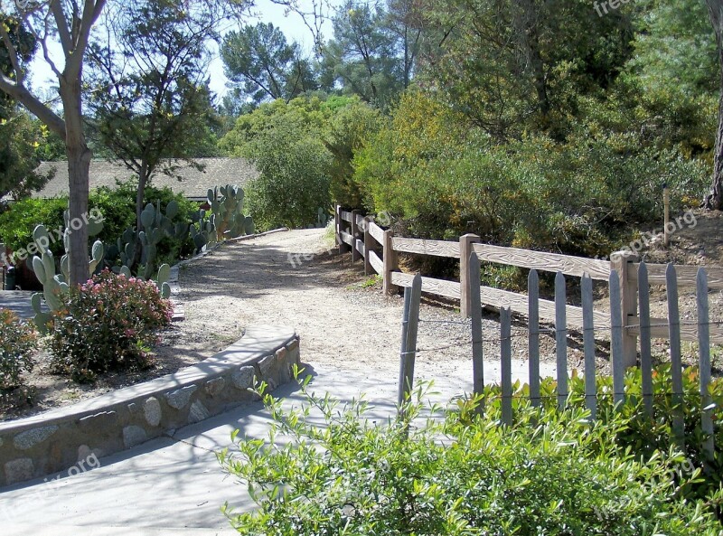 Ranch Fence Path Trail Country