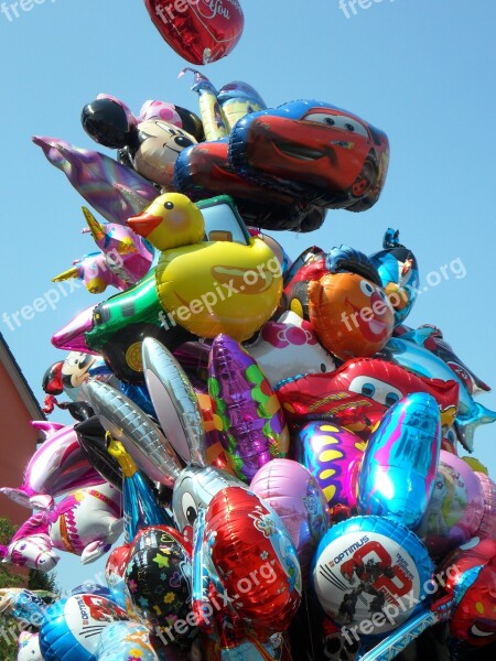 Year Market Fair Folk Festival Balloons Air Balloon Seller