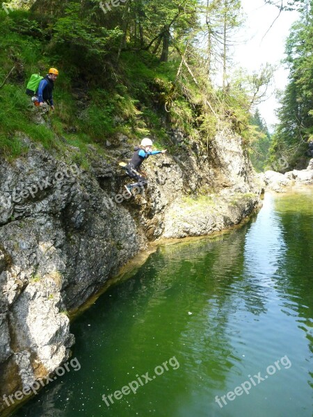 Canyoning Waterfall River Gorge Neoprene