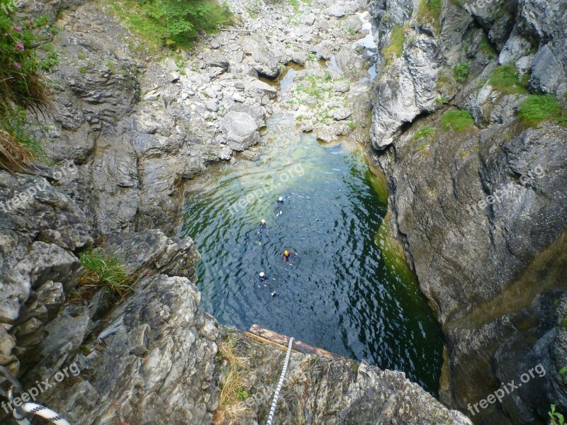 Canyoning Waterfall River Gorge Neoprene